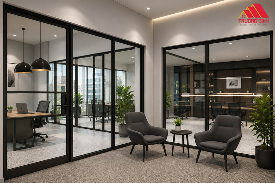 Kinh nghiệm lựa chọn cửa nhôm kính văn phòng